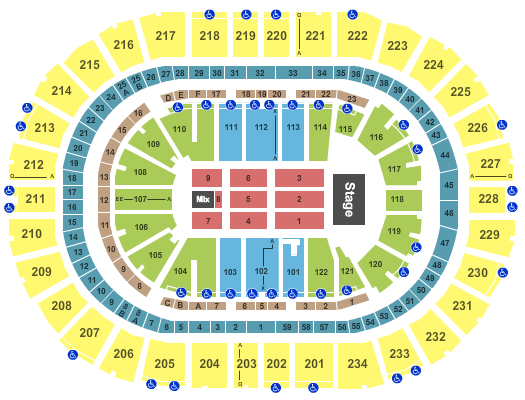 5th Avenue Seating Chart